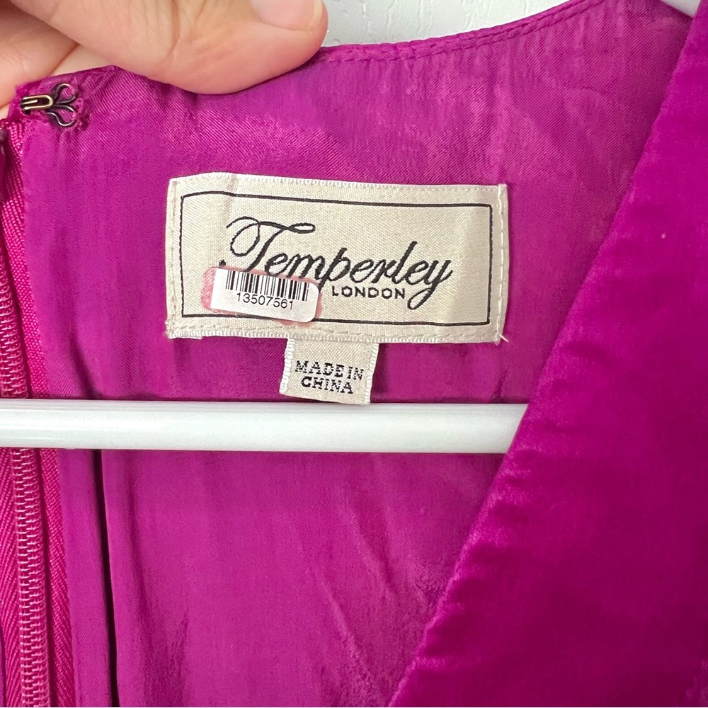 Temperley London Magenta Midi Dress - Picture 6 of 9